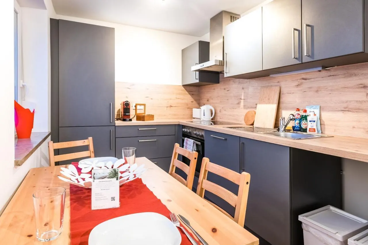 Bright - Double Apartment 3 Bedroom - 2 Kitchen - Parking Augsburg 0*,